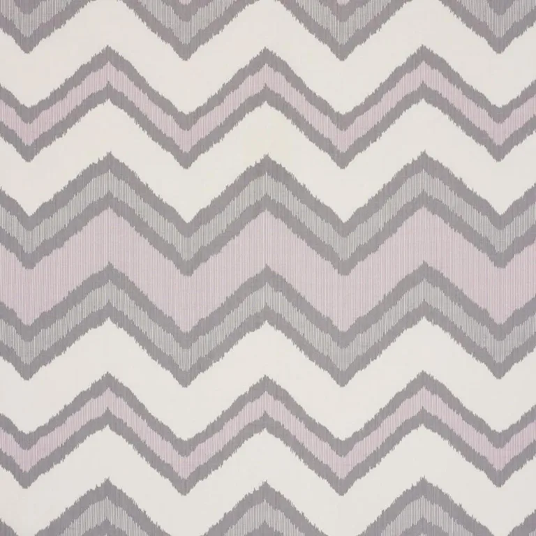 Schumacher 72632 Chevron Ikat Lilac fabric swatch