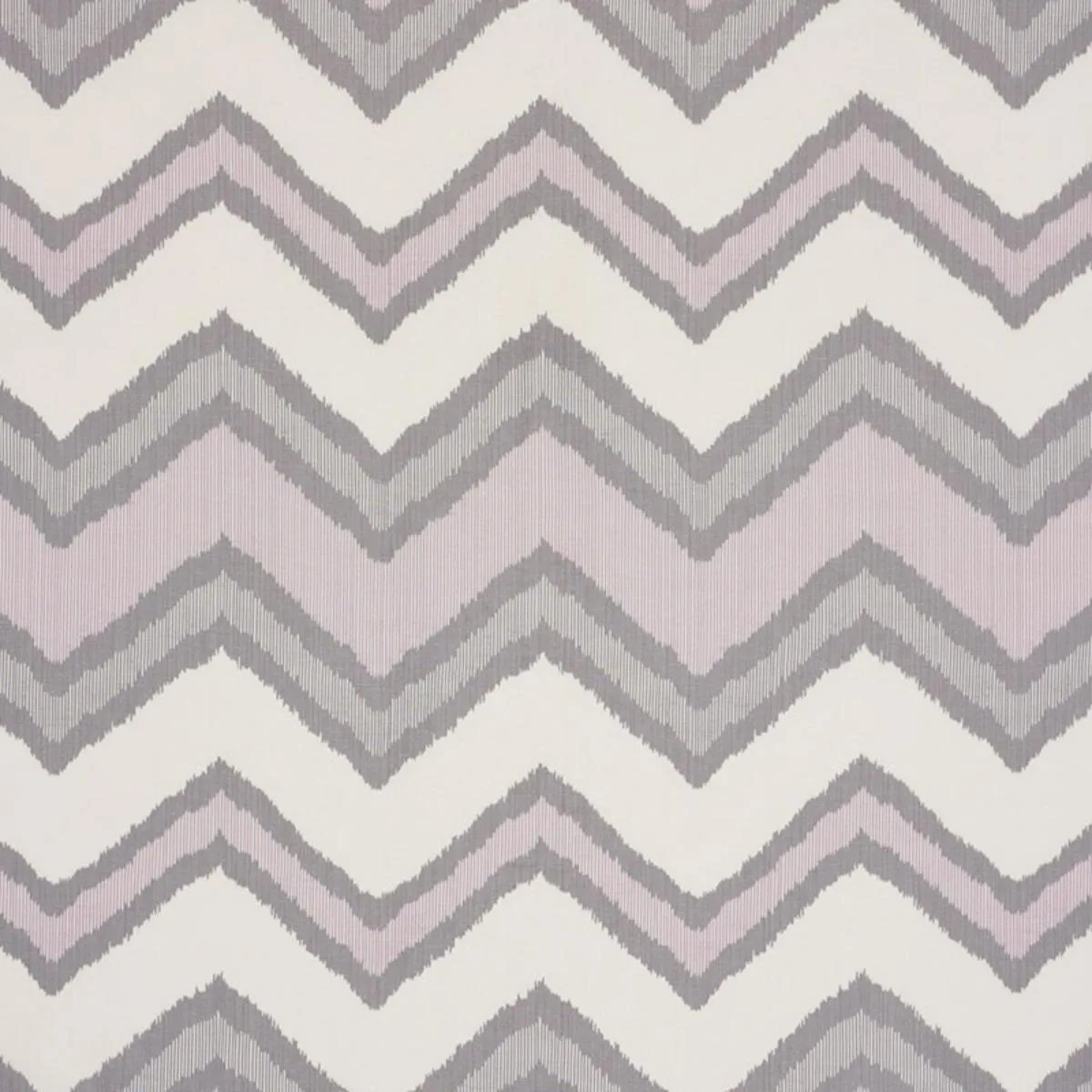 Schumacher 72632 Chevron Ikat Lilac fabric swatch