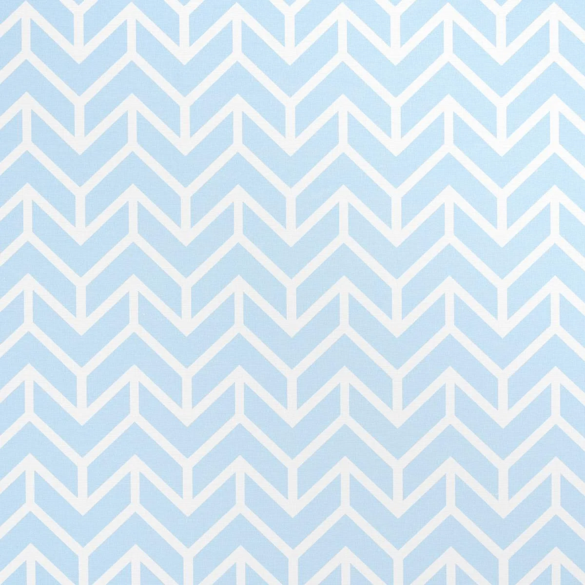 Schumacher 176693 Chevron Indoor/Outdoor Sky fabric swatch