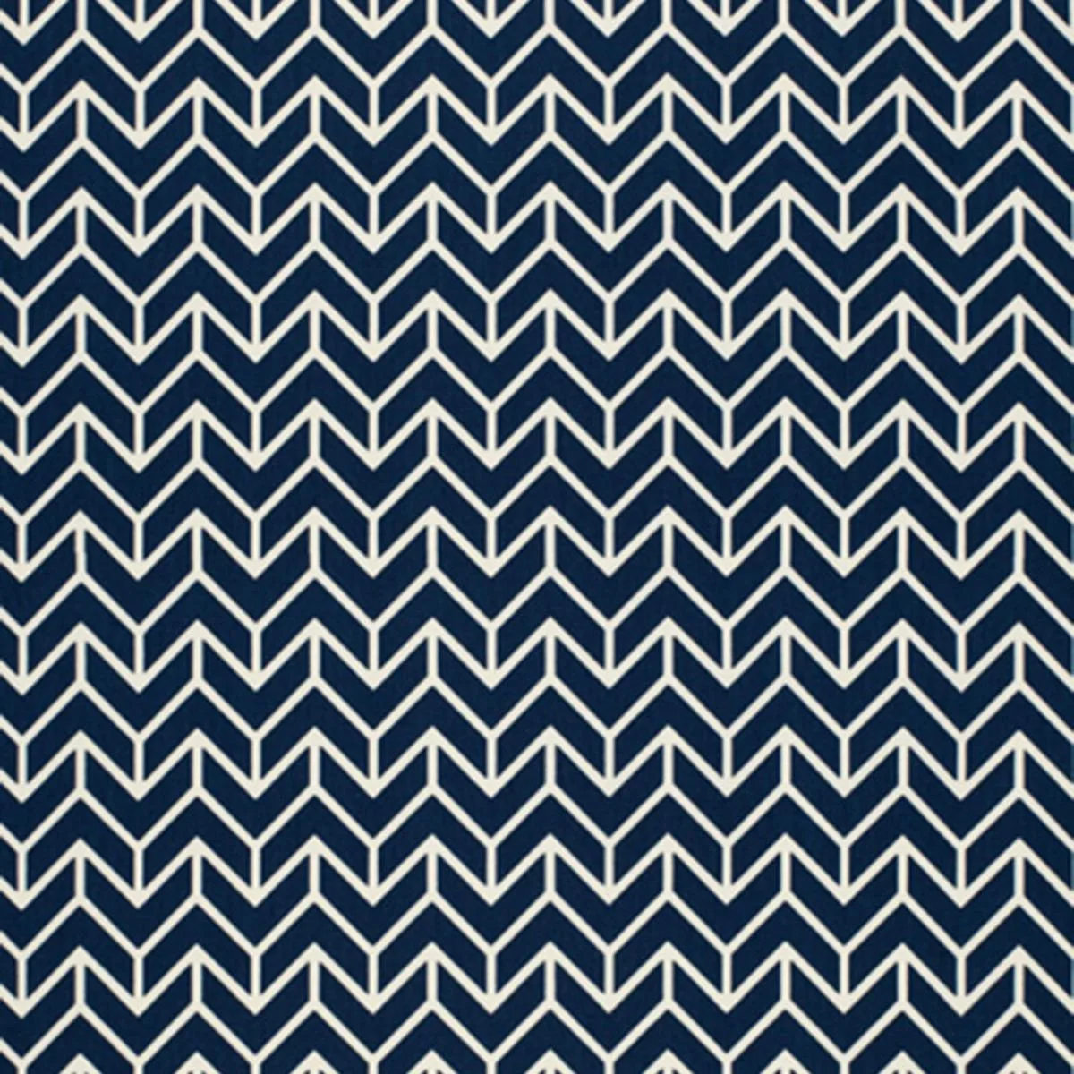 Schumacher 2644031 Chevron Print Navy fabric swatch