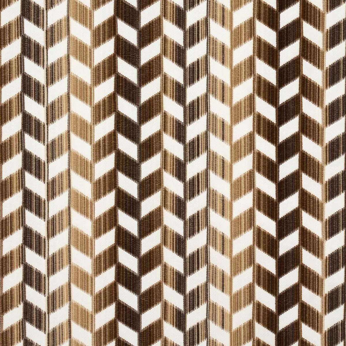 Schumacher 72816 Chevron Strié Velvet Gold fabric swatch