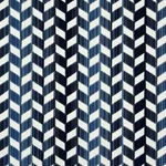 Schumacher 72811 Chevron Strié Velvet Lapis fabric swatch