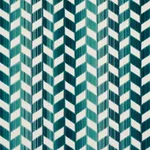 Schumacher 72813 Chevron Strié Velvet Peacock fabric swatch