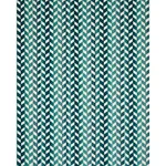 Schumacher 72813 Chevron Strié Velvet Peacock fabric swatch