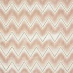 Schumacher 72840 Chevron Velvet Blush fabric swatch