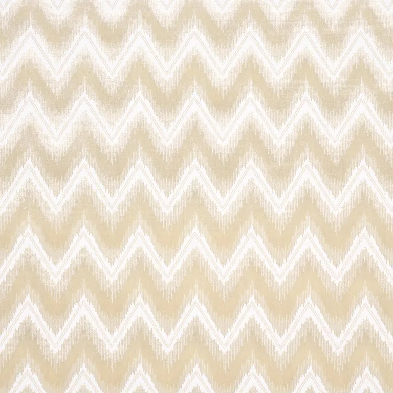Schumacher 72844 Chevron Velvet Champagne fabric swatch