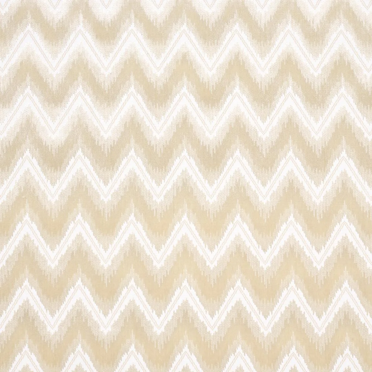 Schumacher 72844 Chevron Velvet Champagne fabric swatch