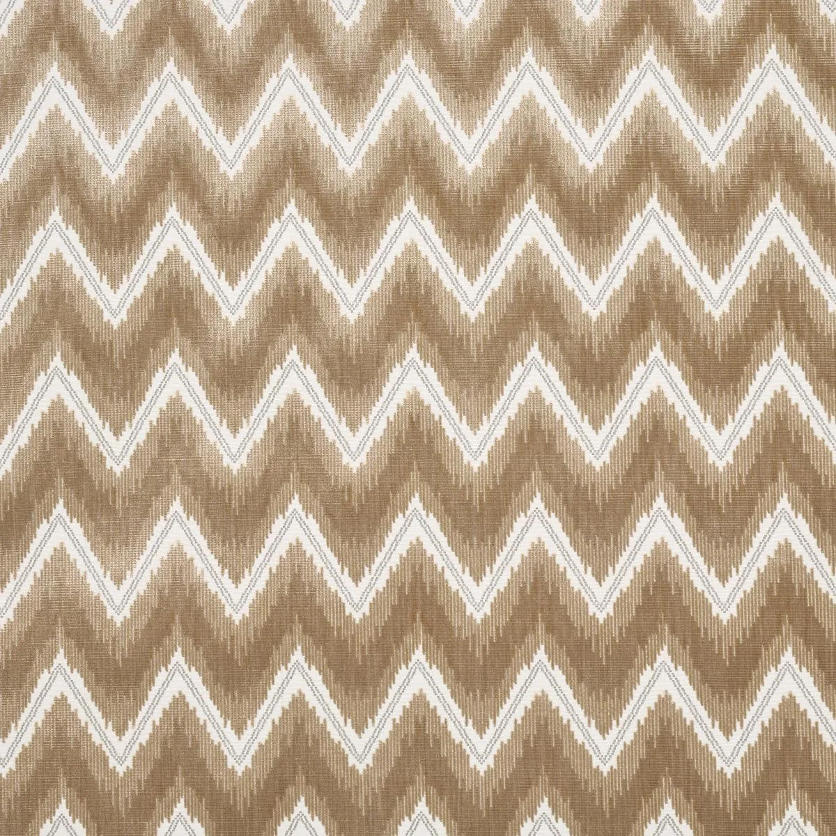 Schumacher 72845 Chevron Velvet Gold fabric swatch