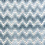 Schumacher 72842 Chevron Velvet Mineral fabric swatch
