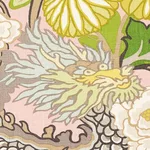 Schumacher 173280 Chiang Mai Dragon Blush fabric swatch