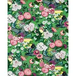 Schumacher 81171 Chiang Mai Dragon Velvet Jade fabric swatch