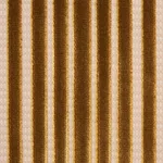 Schumacher 82151 Chimay Stripe Velvet Bronze fabric swatch