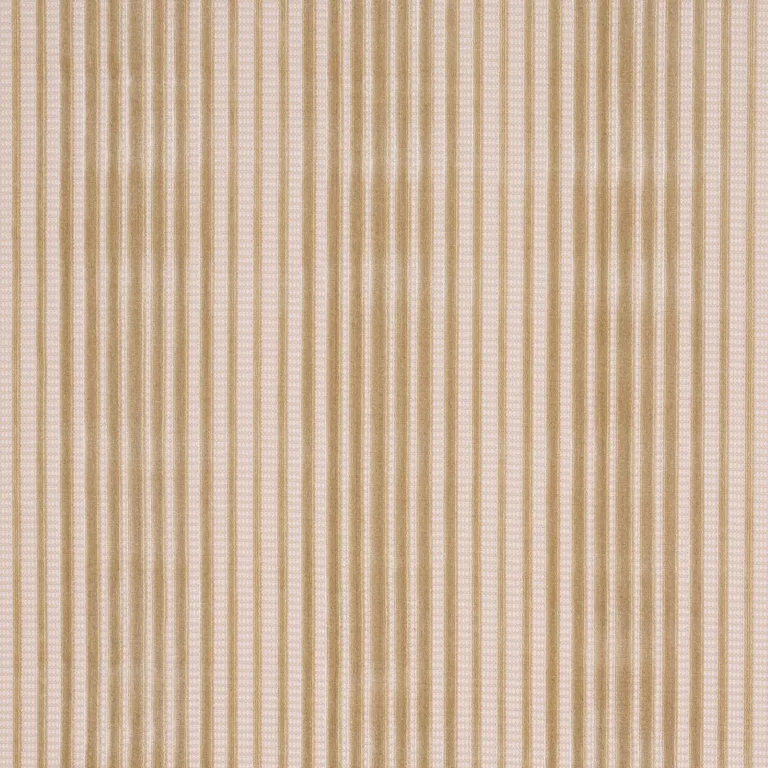 Schumacher 82153 Chimay Stripe Velvet Champagne fabric swatch
