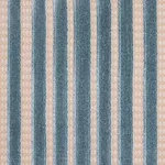 Schumacher 82150 Chimay Stripe Velvet Ciel fabric swatch
