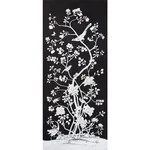 Schumacher 175047 Chinois Palais Noir fabric swatch