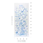 Schumacher 175049 Chinois Palais Porcelain fabric swatch