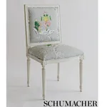 Schumacher 177420 Chinoiserie Moderne Aqua fabric swatch