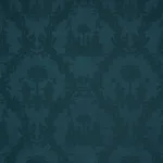 Schumacher 71830 Chinoiserie Royale Peacock fabric swatch