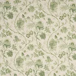 Schumacher 176492 Chinoiserie Vine Leaf Green fabric swatch