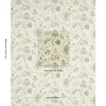 Schumacher 176492 Chinoiserie Vine Leaf Green fabric swatch
