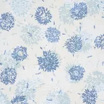 Schumacher TL400013 Chrysanthemum By Tillett Blues fabric swatch
