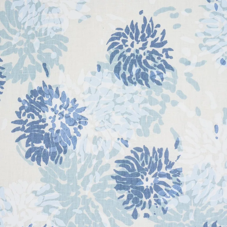Schumacher TL400013 Chrysanthemum By Tillett Blues fabric swatch