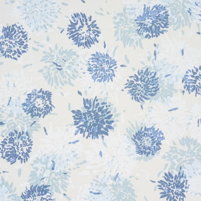 Schumacher TL400013 Chrysanthemum By Tillett Blues fabric swatch