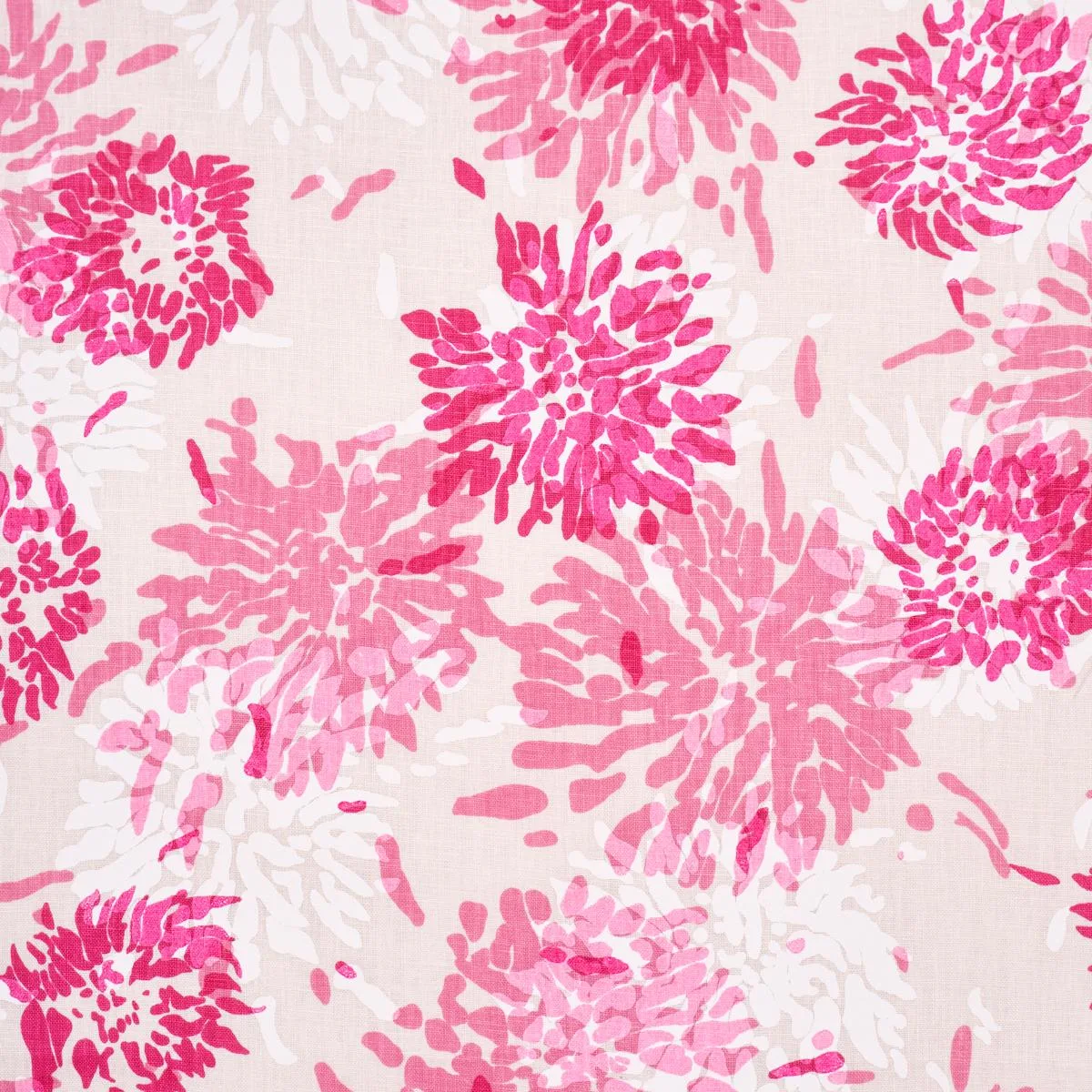 Schumacher TL400011 Chrysanthemum By Tillett Lipstick fabric swatch