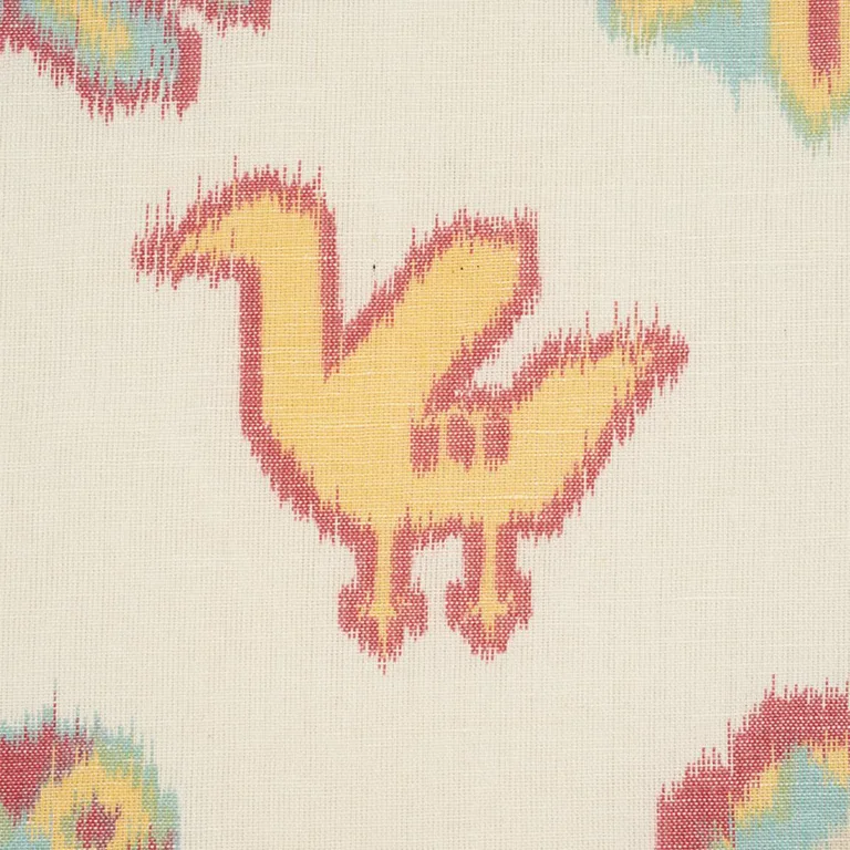 Schumacher 78140 Chuska Warp Print Multi fabric swatch
