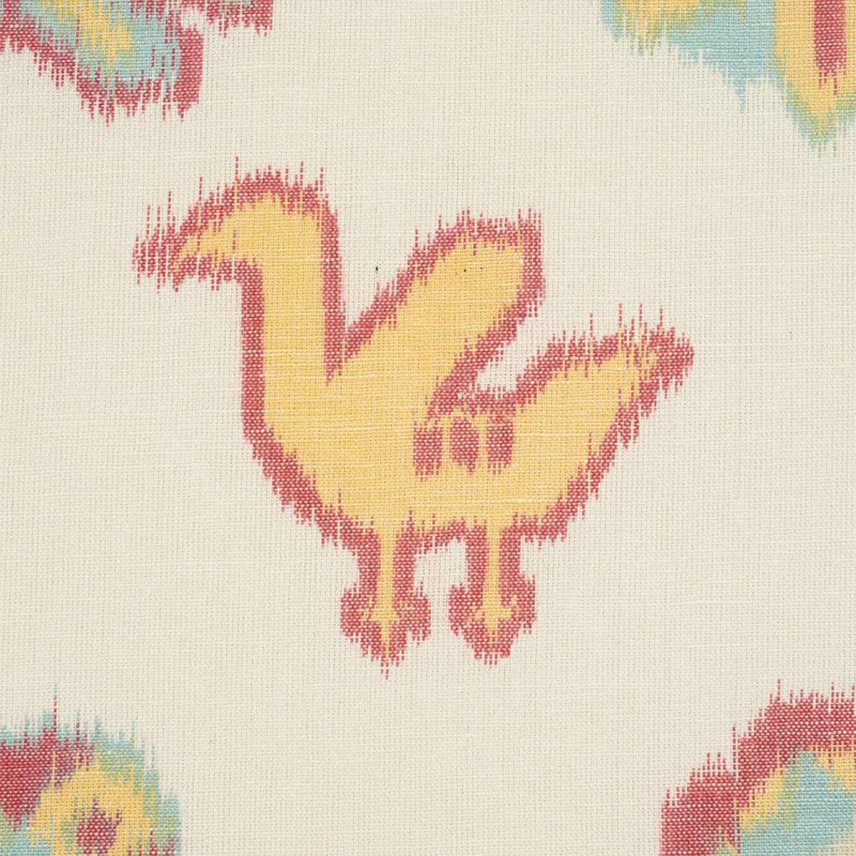 Schumacher 78140 Chuska Warp Print Multi fabric swatch