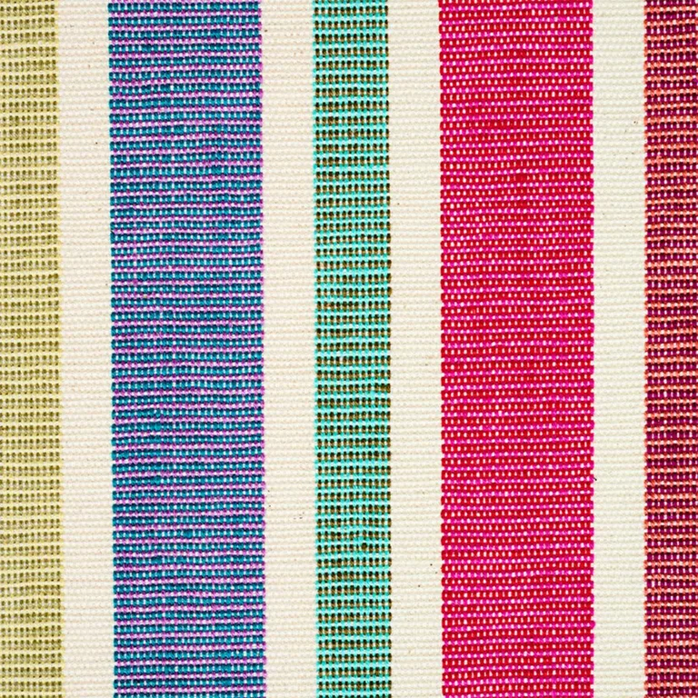 Schumacher 78860 Circo Hand Woven Stripe Carnival fabric swatch
