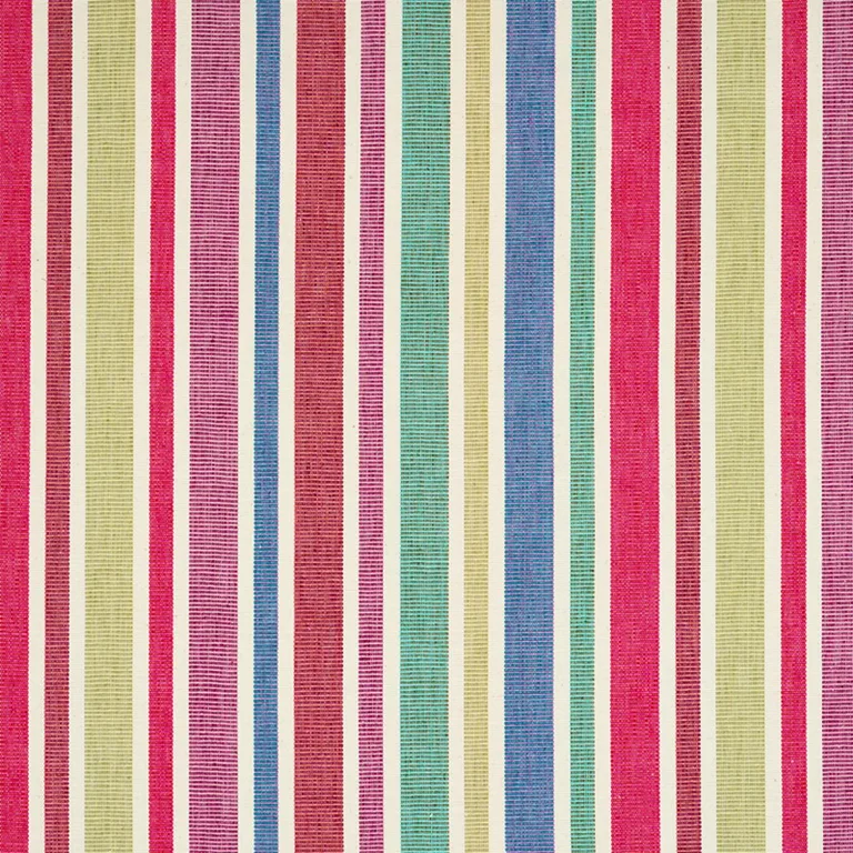 Schumacher 78860 Circo Hand Woven Stripe Carnival fabric swatch
