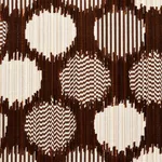 Schumacher 73923 Cirque Velvet Brown fabric swatch