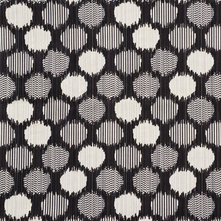 Schumacher 73920 Cirque Velvet Carbon fabric swatch