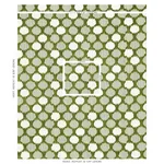 Schumacher 73922 Cirque Velvet Green fabric swatch