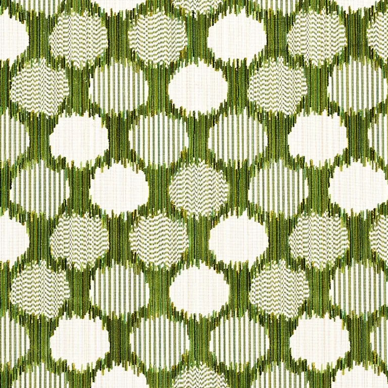 Schumacher 73922 Cirque Velvet Green fabric swatch