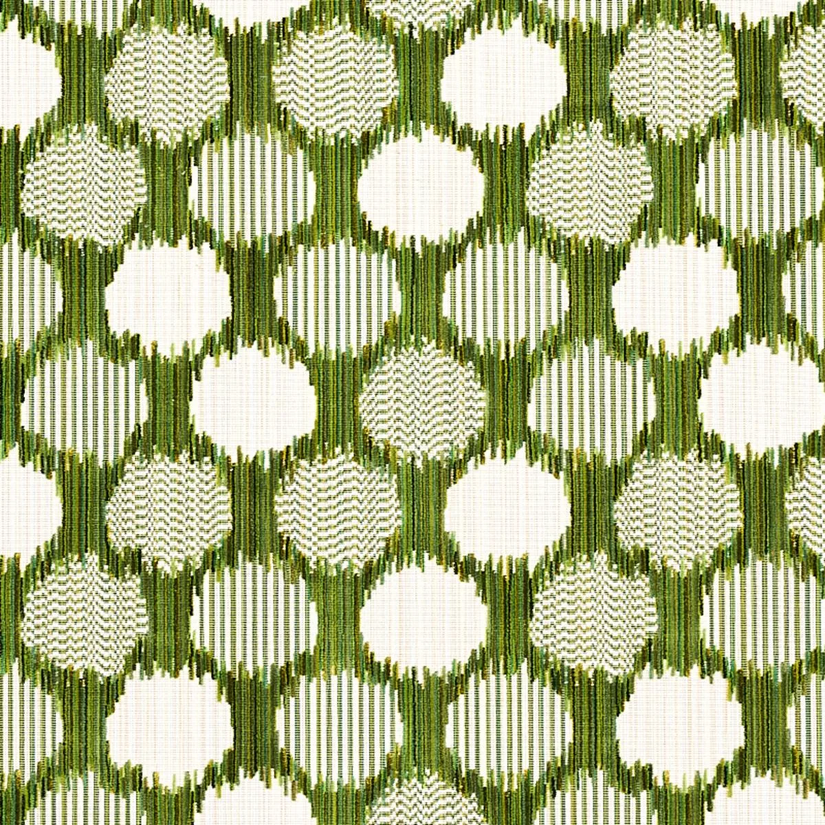 Schumacher 73922 Cirque Velvet Green fabric swatch