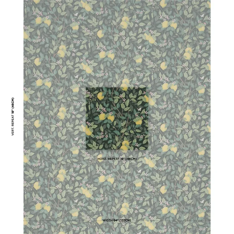 Schumacher 182951 CitronträD Green fabric swatch
