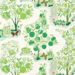 Schumacher 177332 Citrus Garden Indoor/Outdoor Leaf fabric swatch