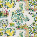 Schumacher 175762 Citrus Garden Lime fabric swatch