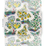 Schumacher 175760 Citrus Garden Primary fabric swatch