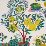 Schumacher 175760 Citrus Garden Primary fabric swatch