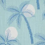Schumacher 181012 Clarabella Palm Indoor/Outdoor Pool fabric swatch