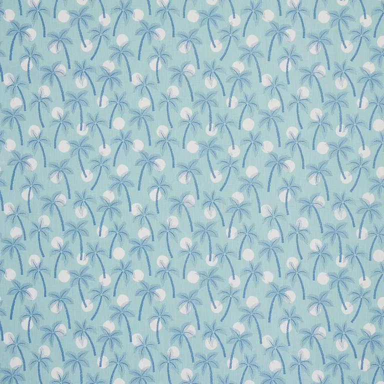Schumacher 181012 Clarabella Palm Indoor/Outdoor Pool fabric swatch