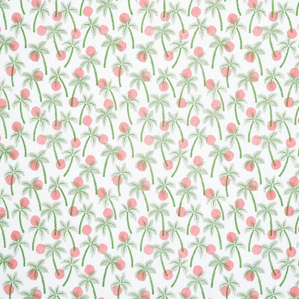 Schumacher 181011 Clarabella Palm Indoor/Outdoor Tropical fabric swatch