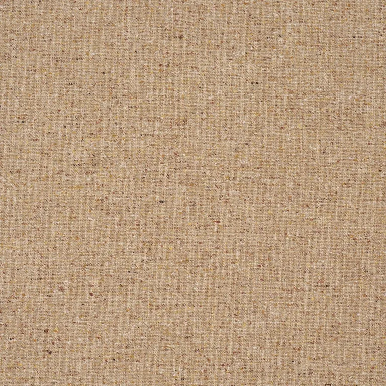Schumacher 87312 Clarke Donegal Wool Blend Beige fabric swatch