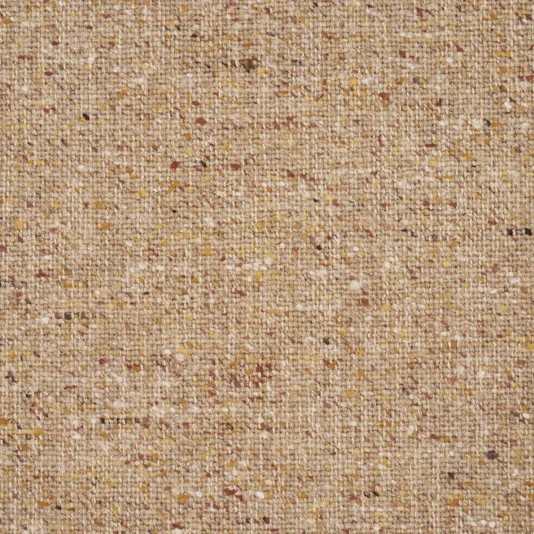 Schumacher 87312 Clarke Donegal Wool Blend Beige fabric swatch