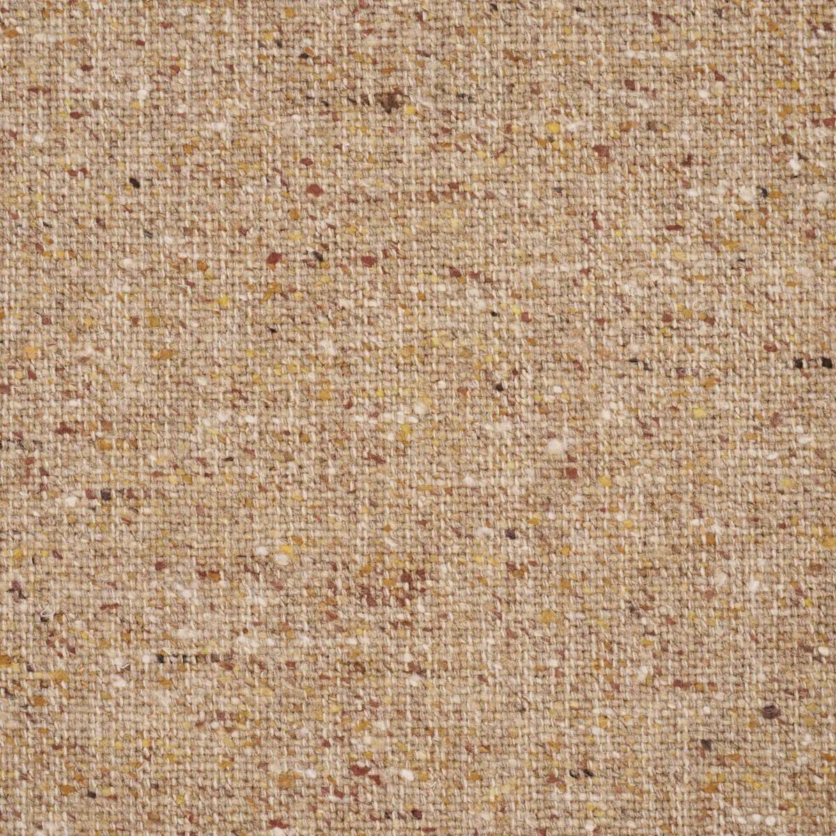 Schumacher 87312 Clarke Donegal Wool Blend Beige fabric swatch