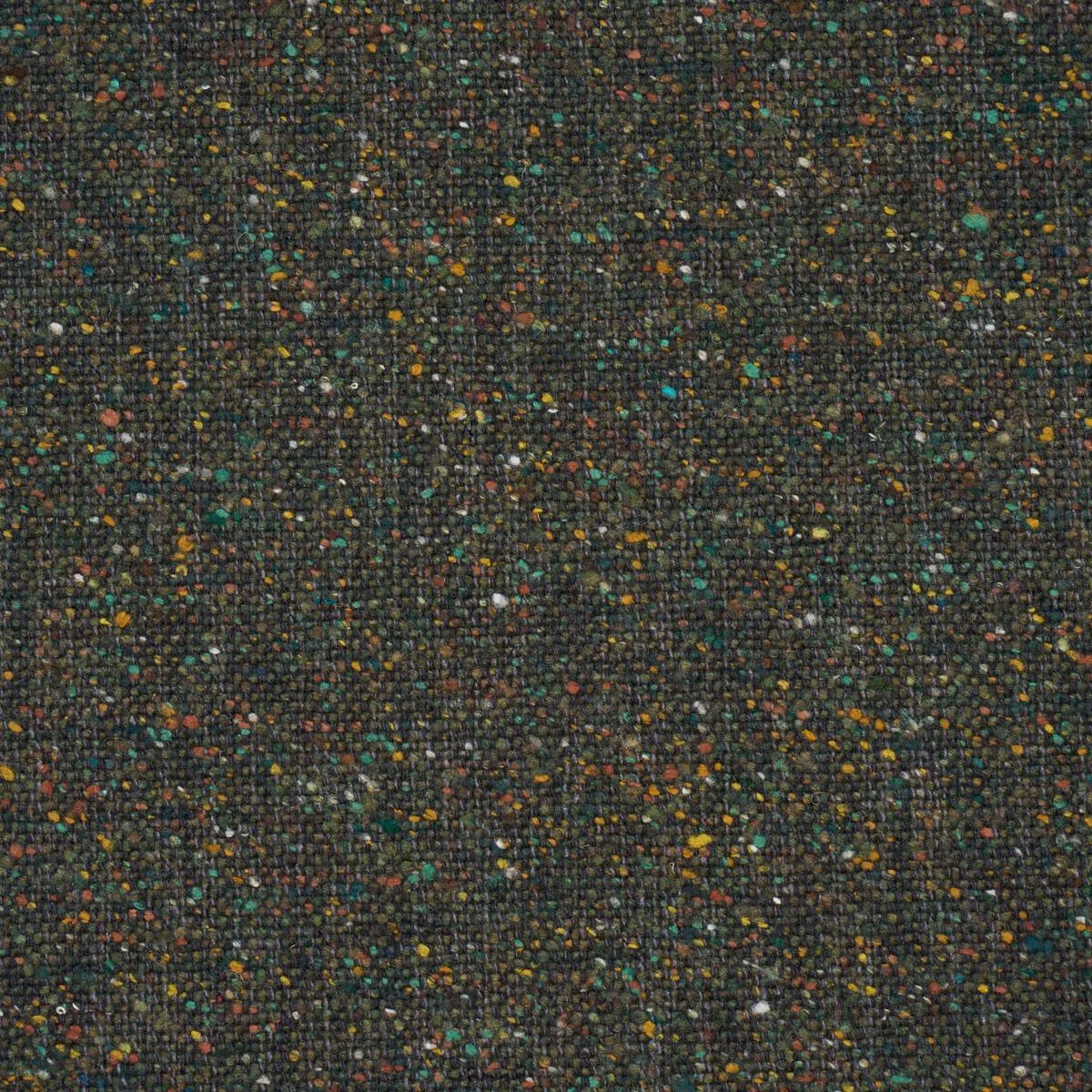 Schumacher 87317 Clarke Donegal Wool Blend Green fabric swatch