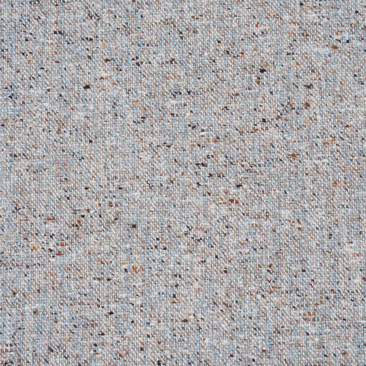 Schumacher 87315 Clarke Donegal Wool Blend Light Blue fabric swatch